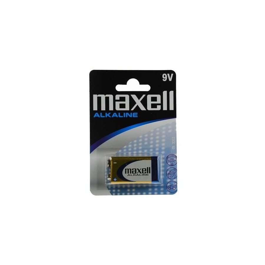 Maxell pila alcalina lr09 9v  blister 1 ud.