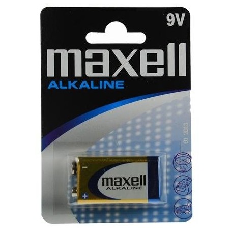 Maxell pila alcalina lr09 9v  blister 1 ud.