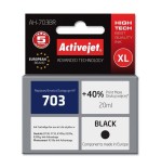 Activejet tinta ah-703br (repuesto hp 703 cd887ae premium 20 ml negro)
