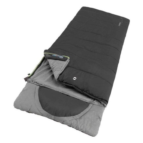 Saco de dormir outwell contour cremallera izquierda negro
