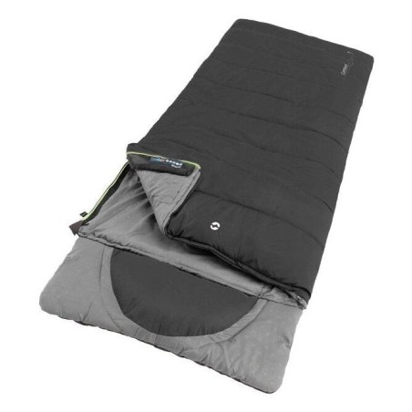 Saco de dormir outwell contour cremallera izquierda negro
