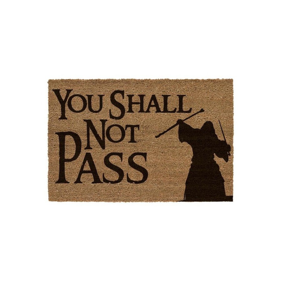 Felpudo 60x40 you shall not pass el seor de los anillos