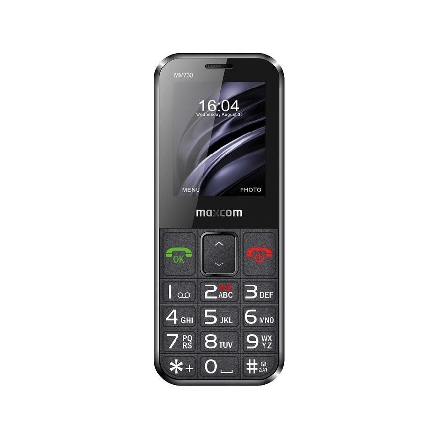 Telefono movil maxcom comfort mm730 negro 2.2" 2mpx