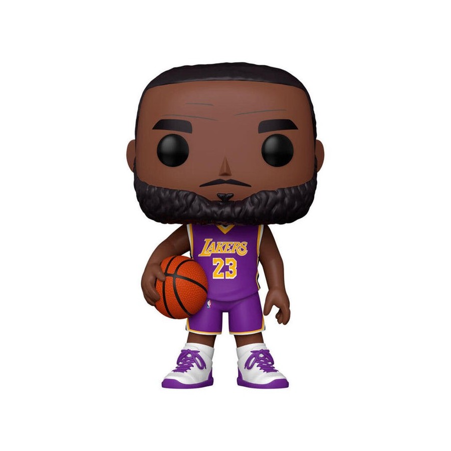 Funko pop deportes nba lebron james jersey morado lakers 52359
