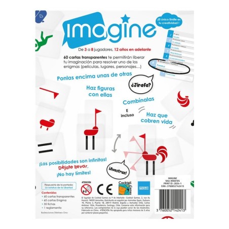 Juego de mesa asmodee imagine pegi 12
