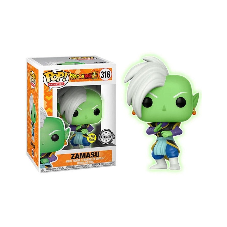 Funko pop dragon ball super zamasu glow in the dark brillo en la oscuridad exclusivo 26634