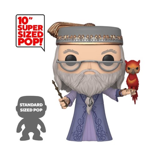 Funko pop harry potter dumbledore con fawkes fenix 10" 48038