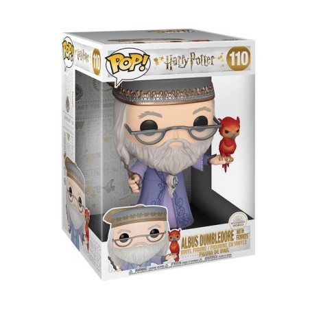 Funko pop harry potter dumbledore con fawkes fenix 10" 48038