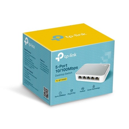 Tp-link tl-sf1005d switch 5 puertos 10/100 mbps
