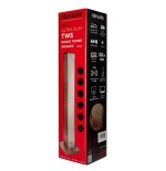 Altavoz torre aiwa tsbt-270 madera bluetooth 5.0 tws salida 50w rms puerto usb y jack 3.5mm