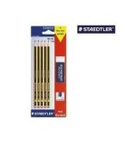Staedtler noris 120 pack de 5 lapices de grafito hexagonales 2hb + 1 goma de borrar mars plastic - madera de bosques