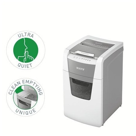 Leitz iq 150 autofeed p5 destructora automatica para oficina - tritura 150 hojas automaticamente - micro corte din p5 -