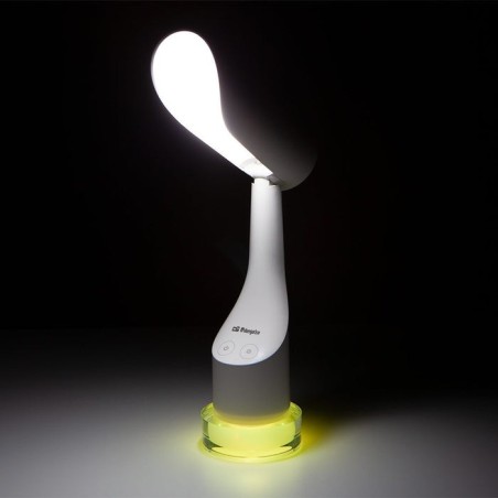 Orbegozo lp 3000 lampara led escritorio - luz regulable - base con 7 colores - bateria recargable - ideal para lectura