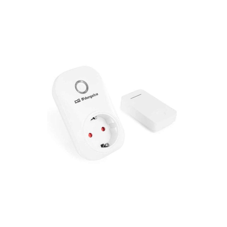 Orbegozo enm 2000 enchufe inteligente con mando a distancia - control sin pilas - alcance de 150m - potencia maxima
