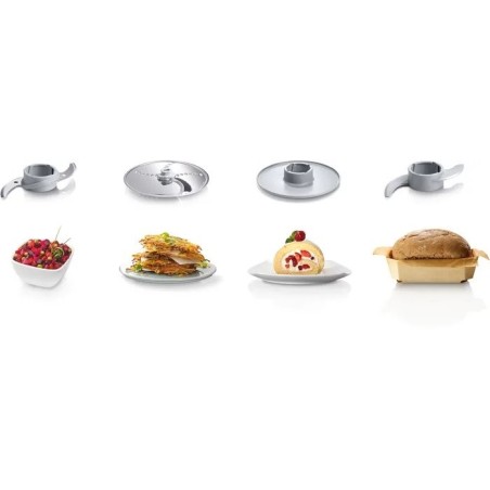 Procesador de alimentos bosch multitalent3 mcm3100w 800w 20 funciones