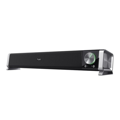 Trust altavoz asto soundbar horizontal 12w control de volumen conexion auriculat y microfono