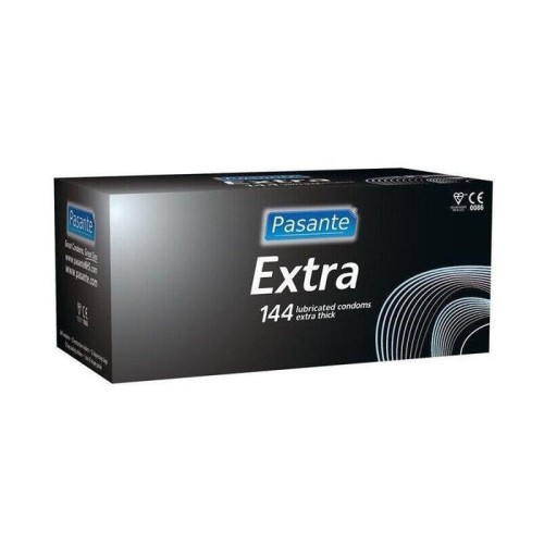 Pasante  extra preservativo gruesos 144 unidades