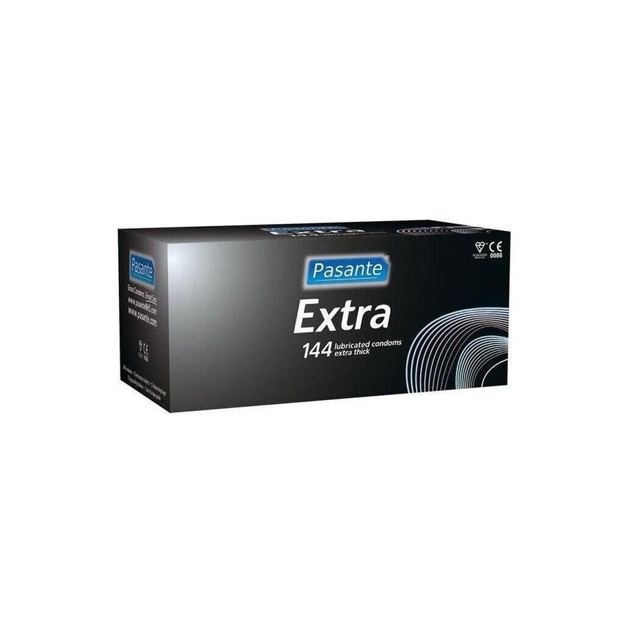 Pasante  extra preservativo gruesos 144 unidades