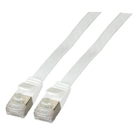 Efb rj45 flachcable de red u ftp, cat.6a, pvc, 5m, blanco