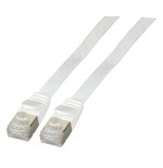 Efb rj45 flachcable de red u ftp, cat.6a, pvc, 5m, blanco