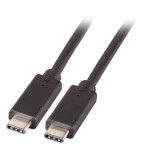 Cable  efb elektronik k5283-5asw.1 usb usb 3.2 gen 2 (3.1 gen 2) 1 m usb c negro