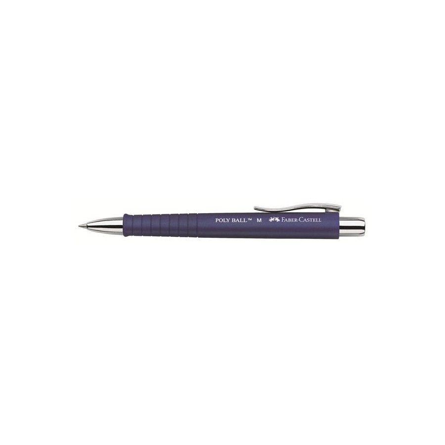 Bolígrafo faber-camell  poly ball m azul