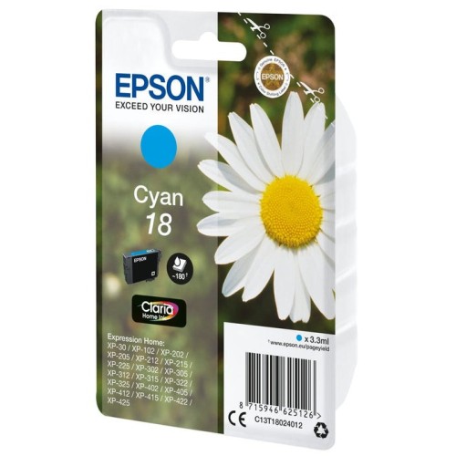 Tinta original epson t1802 cyan