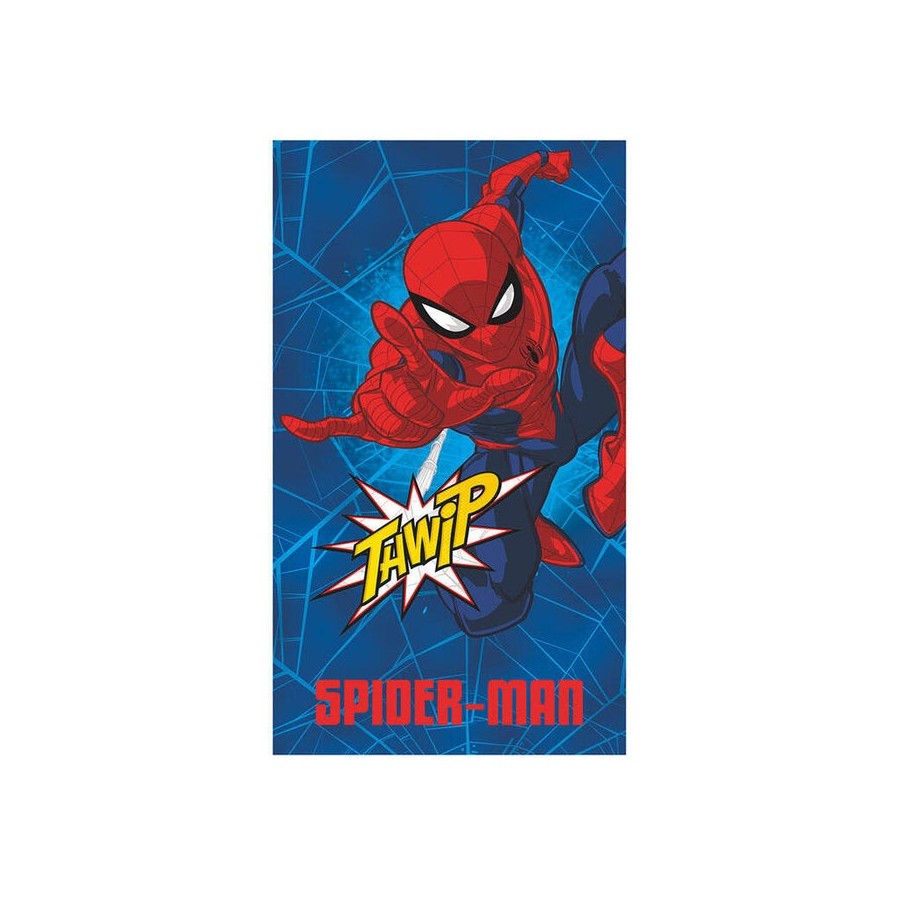 Toalla playa algodon 300g 70 x 140cm spiderman
