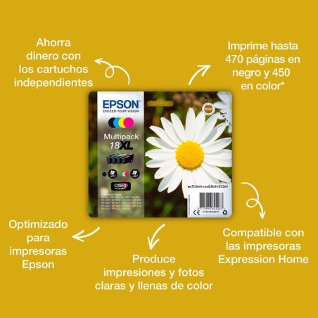 Tinta original epson t1802 cyan