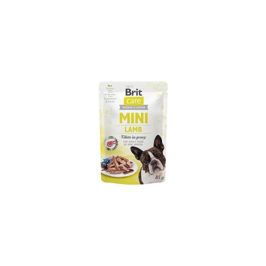 Comida húmeda para perros brit care mini lamb  85 g