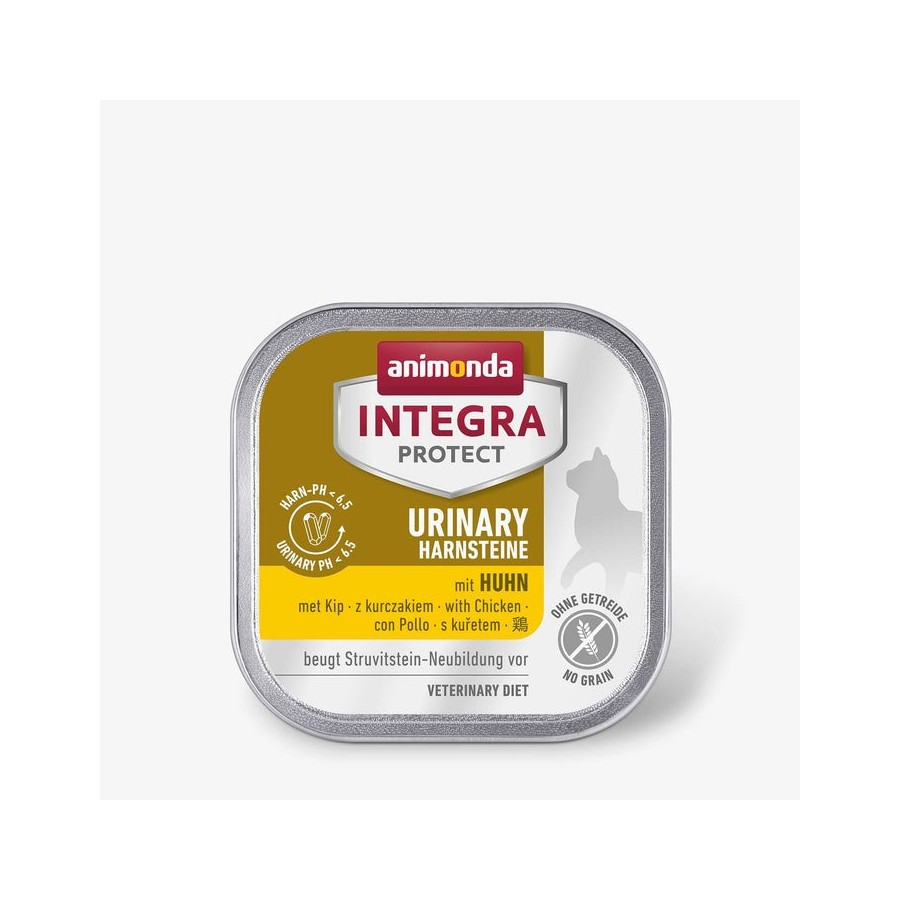 Golosina para gatos animonda intergra protect harnseine con sabor a pollo, bandeja - 100 g