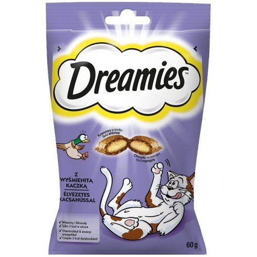 Dreamies 5998749116500 golosinas para gatos duck snacks 60g