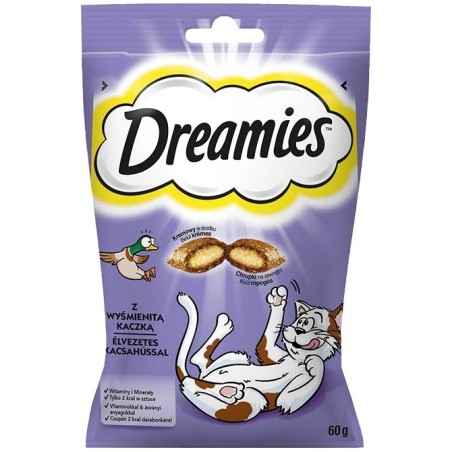 Dreamies 5998749116500 golosinas para gatos duck snacks 60g