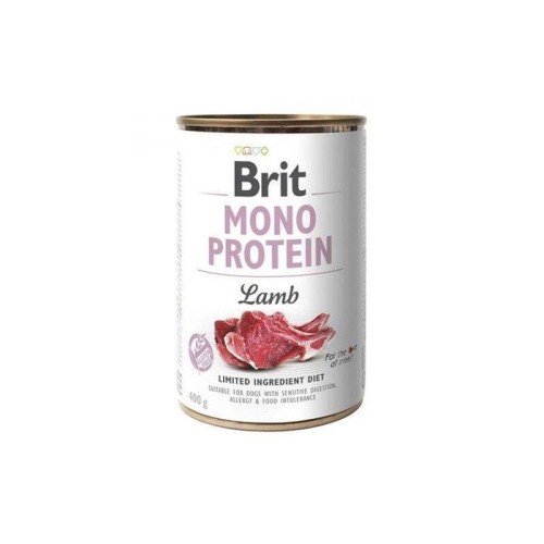 Brit mono protein comida húmeda para perros cordero 400 g