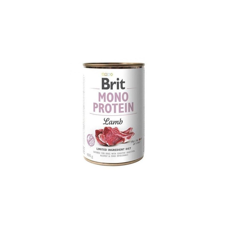 Brit mono protein comida húmeda para perros cordero 400 g