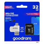 Memoria flash goodram m1a4-0320r12 32 gb microsdhc clase 10 uhs-i
