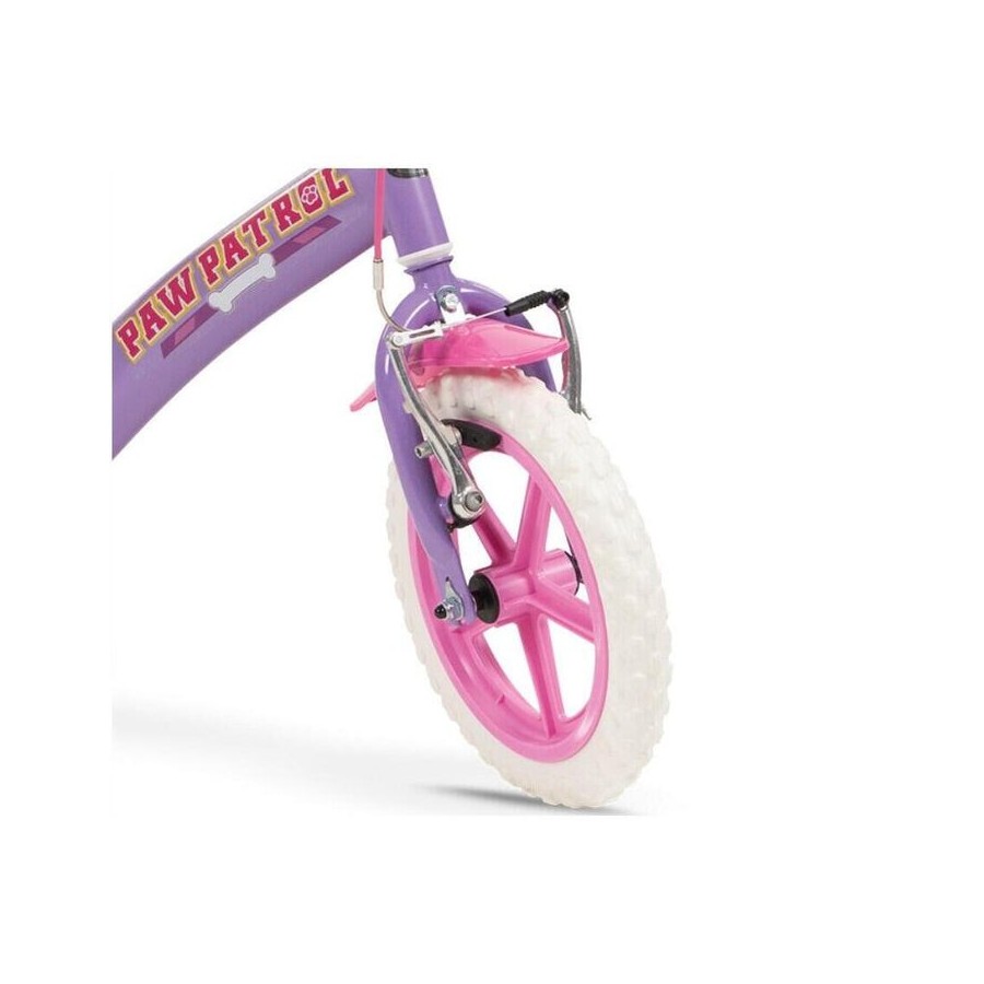 Bicicleta infantil 12" paw patrol morado 1180 niña toimsa