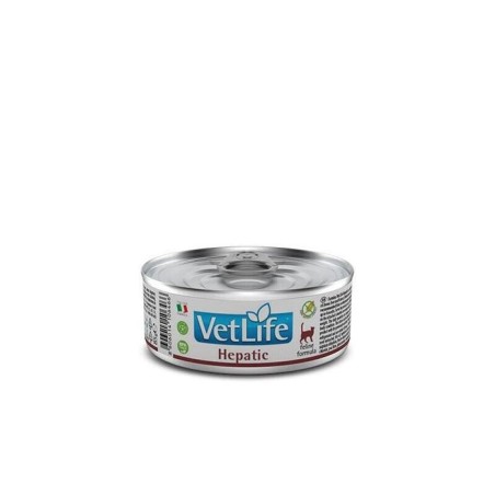 Comida húmeda para gatos farmina vet life natural diet cat hepatic 85g