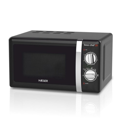 Haeger mw-70b.007a microondas encimera solo 20 l 700 w negro