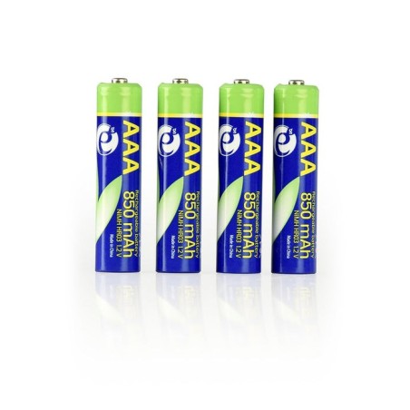 Pilas instantáneas aaa recargables (listas para usar), 850 mah, blister de 4 unidades