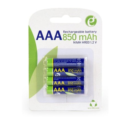 Pilas instantáneas aaa recargables (listas para usar), 850 mah, blister de 4 unidades