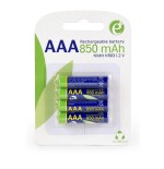 Pilas instantáneas aaa recargables (listas para usar), 850 mah, blister de 4 unidades