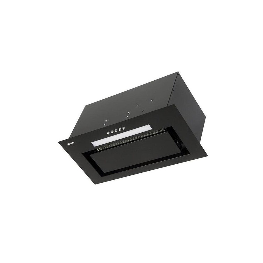 Campana extractora empotrada bajo armario maan ares m 60 570 m3/h, negra