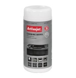 Toallitas activejet aoc-301  de limpieza para equipos de oficina - 100 unidades