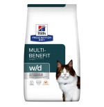 Alimento seco para gatos hill's prescription diet multi-benefit feline w/d  pollo 3 kg
