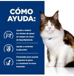 Alimento seco para gatos hill's prescription diet multi-benefit feline w/d  pollo 3 kg