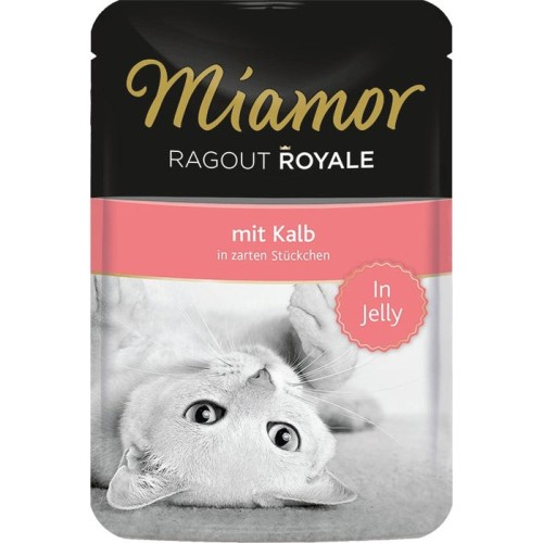 Comida gato miamor ragout royale in jelly with veal - 100g