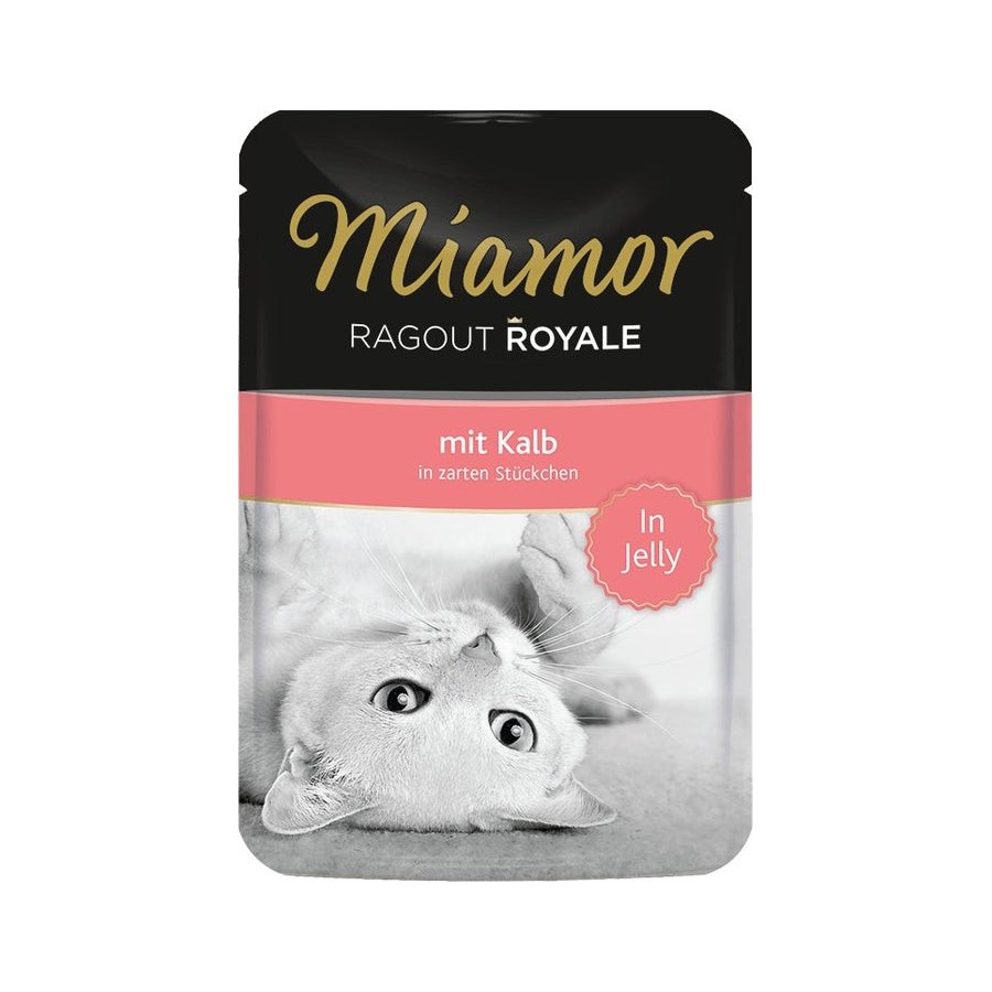 Comida gato miamor ragout royale in jelly with veal - 100g
