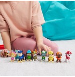 Spin master paw patrol - set de regalo action pack pups, figura de juguete 10 figuras de perros 6065255