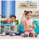 Spin master paw patrol - set de regalo action pack pups, figura de juguete 10 figuras de perros 6065255